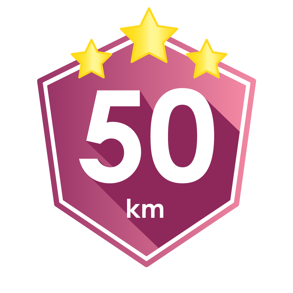 Completed 50km of Unique Get Together Society's Walk for Trauma 2022